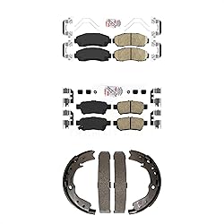 Transit Auto Front Rear Ceramic Disc Brake Pads Kit