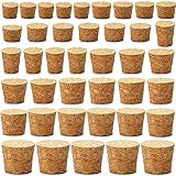 40Pcs Cork Stoppers 8 Sizes Wooden Tapered Cork