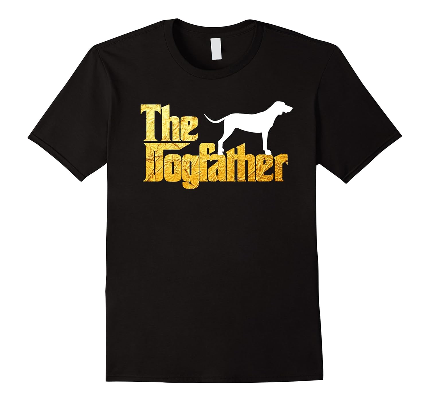 Mens American English Coonhound Dogfather T Shirt-Rose