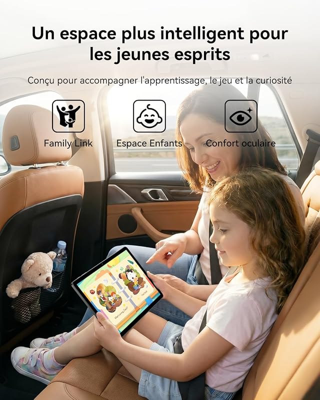 T30 11 Pouces Tablette Android 16, 4 Ans Garantie, 64Go ROM+4To