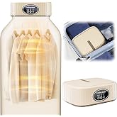 Portable Clothes Dryer for Laundry, Mini Portable Dryer Machine with Adjustable Timer Compact Laundry Dryers for Apartment, RV, Dorms, Travel