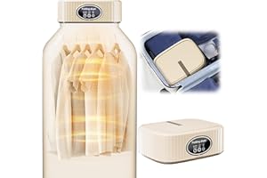 SCBESTUYGO Portable Clothes Dryer for Laundry, Mini Portable Dryer Machine with Adjustable Timer Compact Laundry Dryers for Apartment, RV, Dorms, Travel