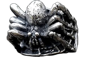 ZMY Home Genuine Stainless Steel Ring for Men Fashion Punk Rock 3D Animal Rings