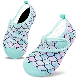 VIFUUR Kids Water Shoes Boys Girls Barefoot Water