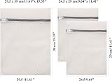 GOFRIEND Delicates Wash Bags 3 Set Mesh Laundry Bags Beige view 3