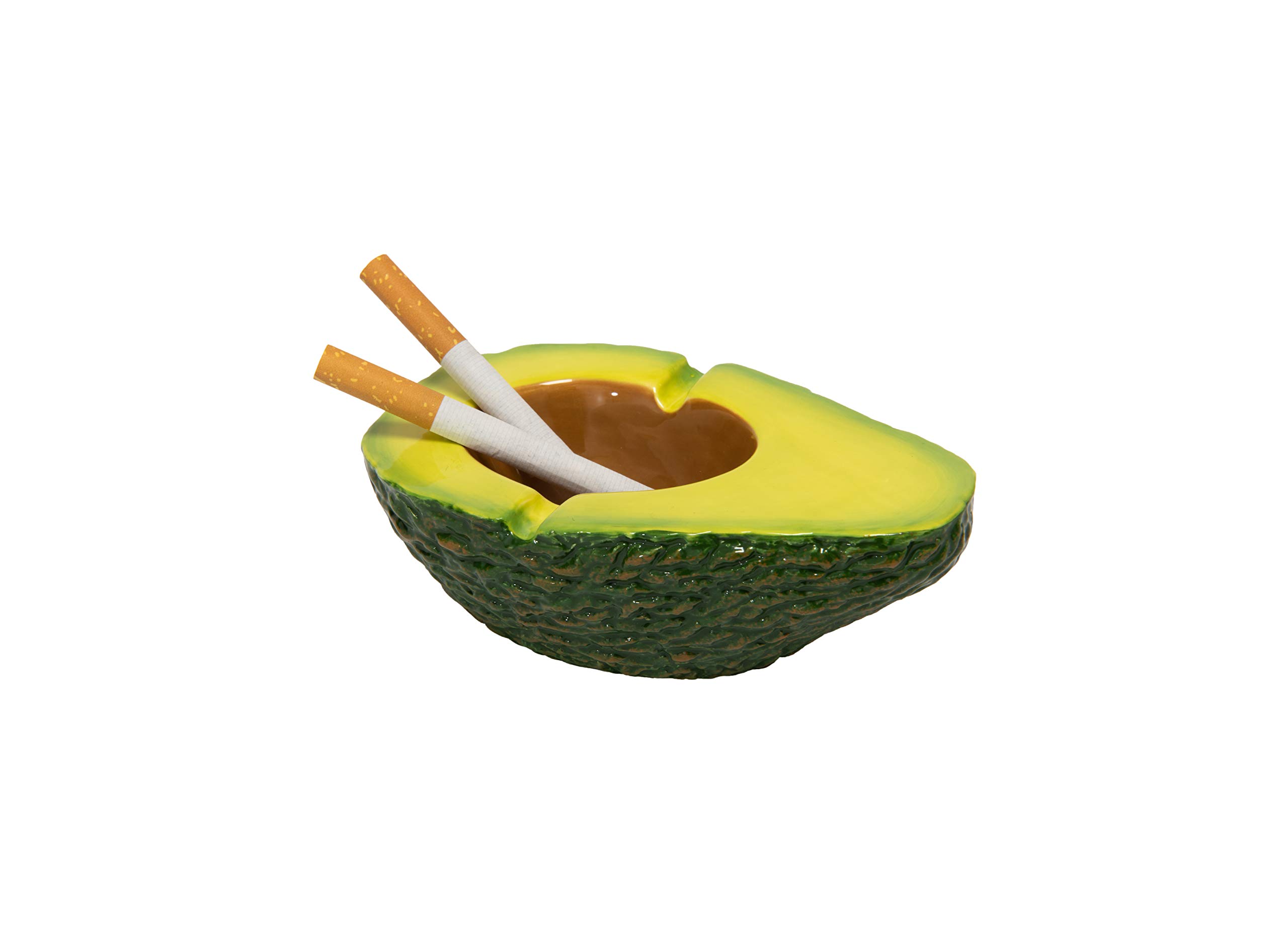 Fisura - Original ceramic ashtray "avocado" - different models, Funny cool ash tray to give as a gift, ash trays indoors & outdoor, home, garden ashtray