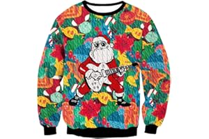 Arvilhill Men's Ugly Christmas Funny Graphic Long Sleeve Unisex Sweatshirt