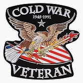 LAD Studio Cold War Veteran Window Bumper Sticker Decal 5""