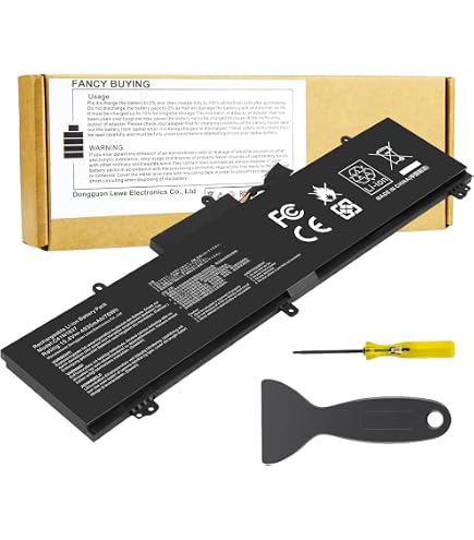 Batteria Chinoket B41N1526 64Wh Per Asus G502V, FX502V, GL502V, S5V E ZX60V – 4 Celle, 15.2V, Lunga Durata - 5