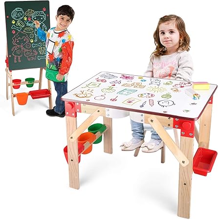 1 Wooden Art Table Easels 