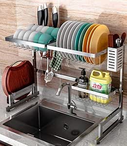 Elegante Y Simple Soporte De Estante De Cocina para El Hogar Estante De