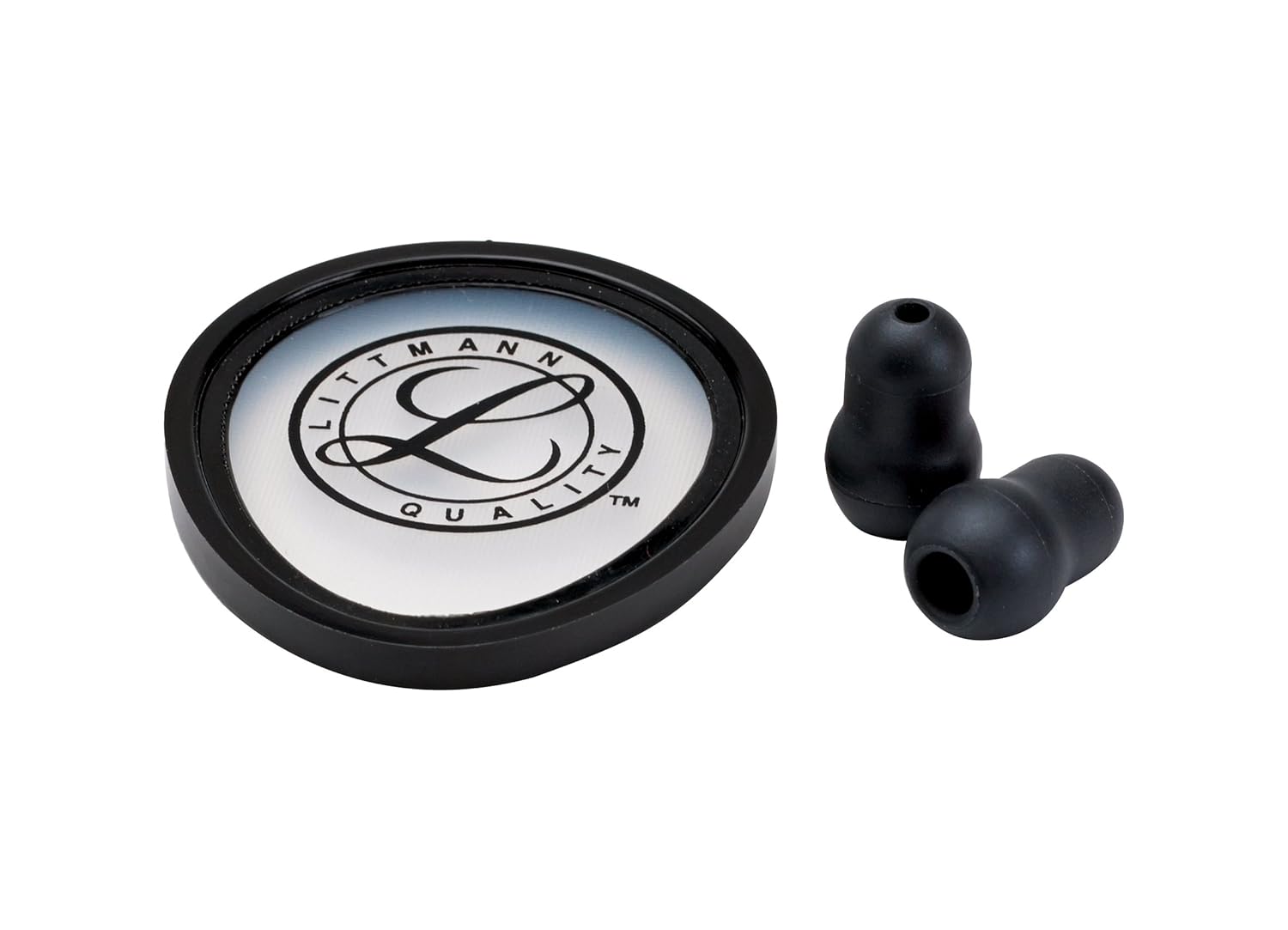 3M Littmann 40019 Stethoscope Spare Parts Kit, Cardiology S.T.C Black