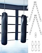 QWORK 4 Strand Punch Bag Chain Heavy Duty Stainless Steel 70kg Capacity view 5