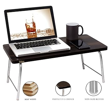 Wudore EBT-MW-T01 Portable Folding Laptop Table (Black)