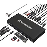 Sonnet Echo 21 Thunderbolt 5 SuperDock 10GbE NVMe HDMI DP 140W USB-C 8K Mac | Nine 10Gbps USB ports; UHS-II SD and microSD readers; add up to 8TB internal M.2 SSD storage