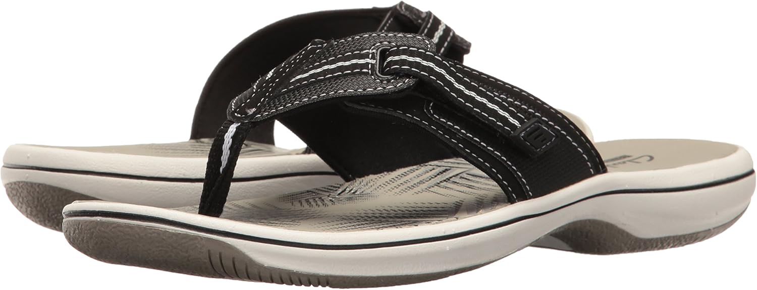 clarks jazz flip flops
