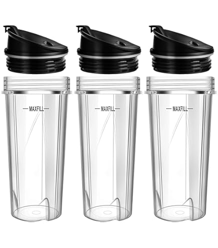 RéCipient de 64 Oz avec Lame et Couvercle, Accessoires de Rechange pour