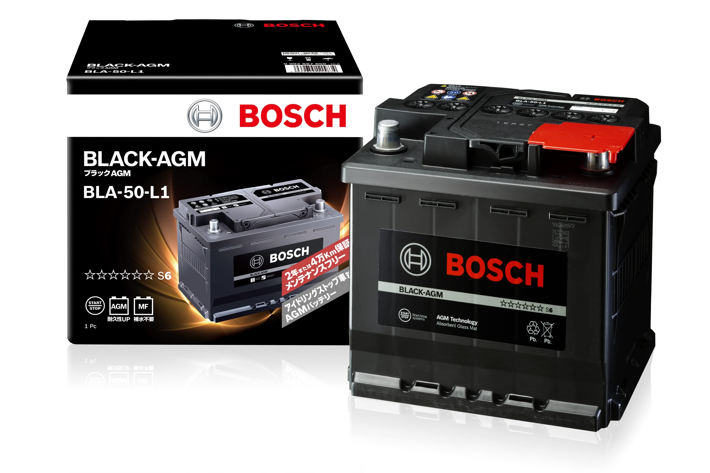 BOSCH (ボッシュ) 国産車・輸入車バッテリー BLACK-AGM BLA-50-L1 LN1商品画像