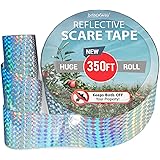 Premium Quality Bird Deterrent Reflective Scare Tape Ribbon 350 ft Long – Pest Control Dual-sided Repellent For Pigeons, Grac