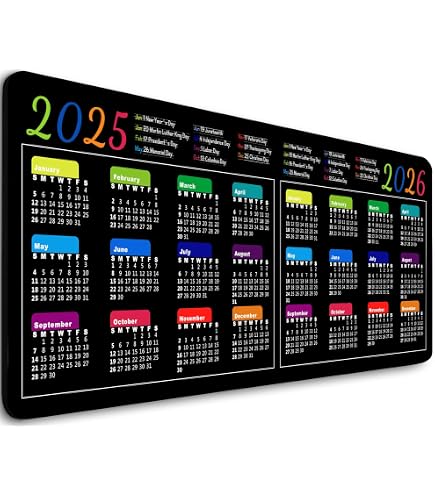 Aazon.co: Alfobrilla De Ouse Con Calendario 2025 Inspirador Para Oficina, Regalos De 52