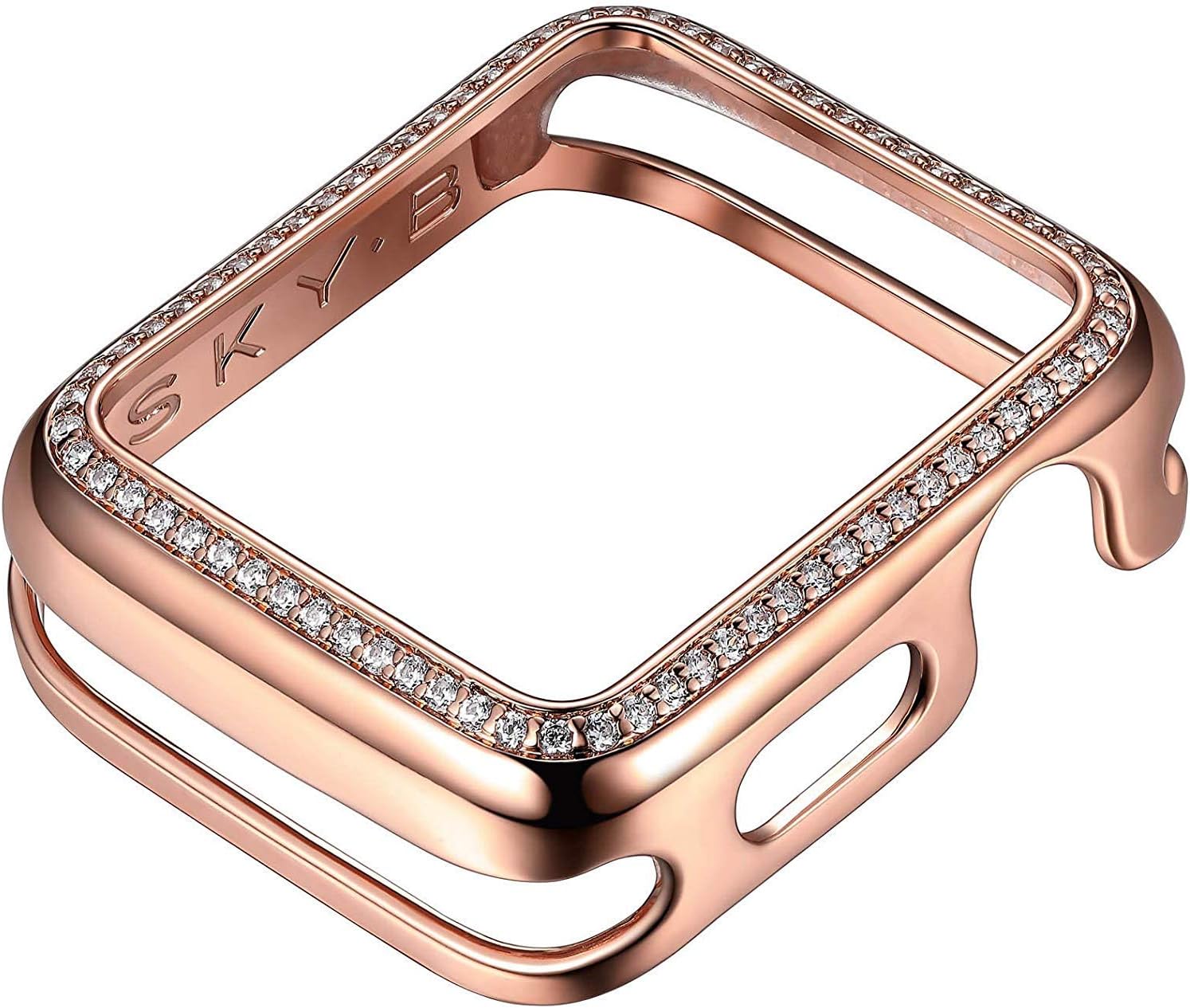 Amazon Com Skyb Halo Rose Gold Protective Jewelry Case For Apple Watch Series 1 2 3 4 5 Devices 38mm