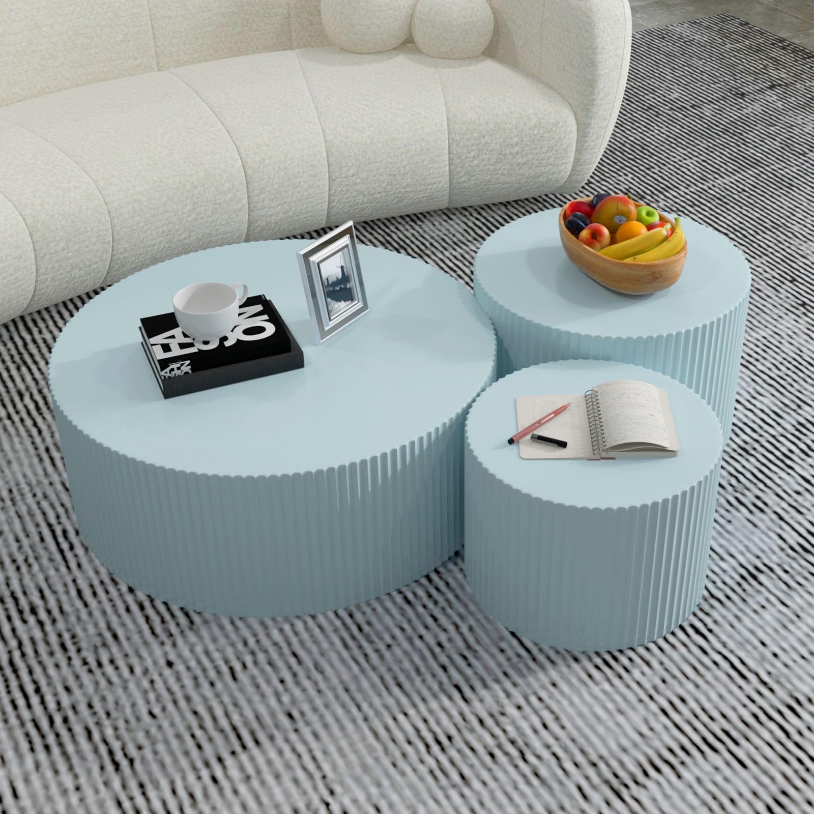 KEVINSPACE Living Room Coffee Table Set of