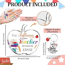 2 Pcs Teacher Appreciation Gifts for Women, Teacher