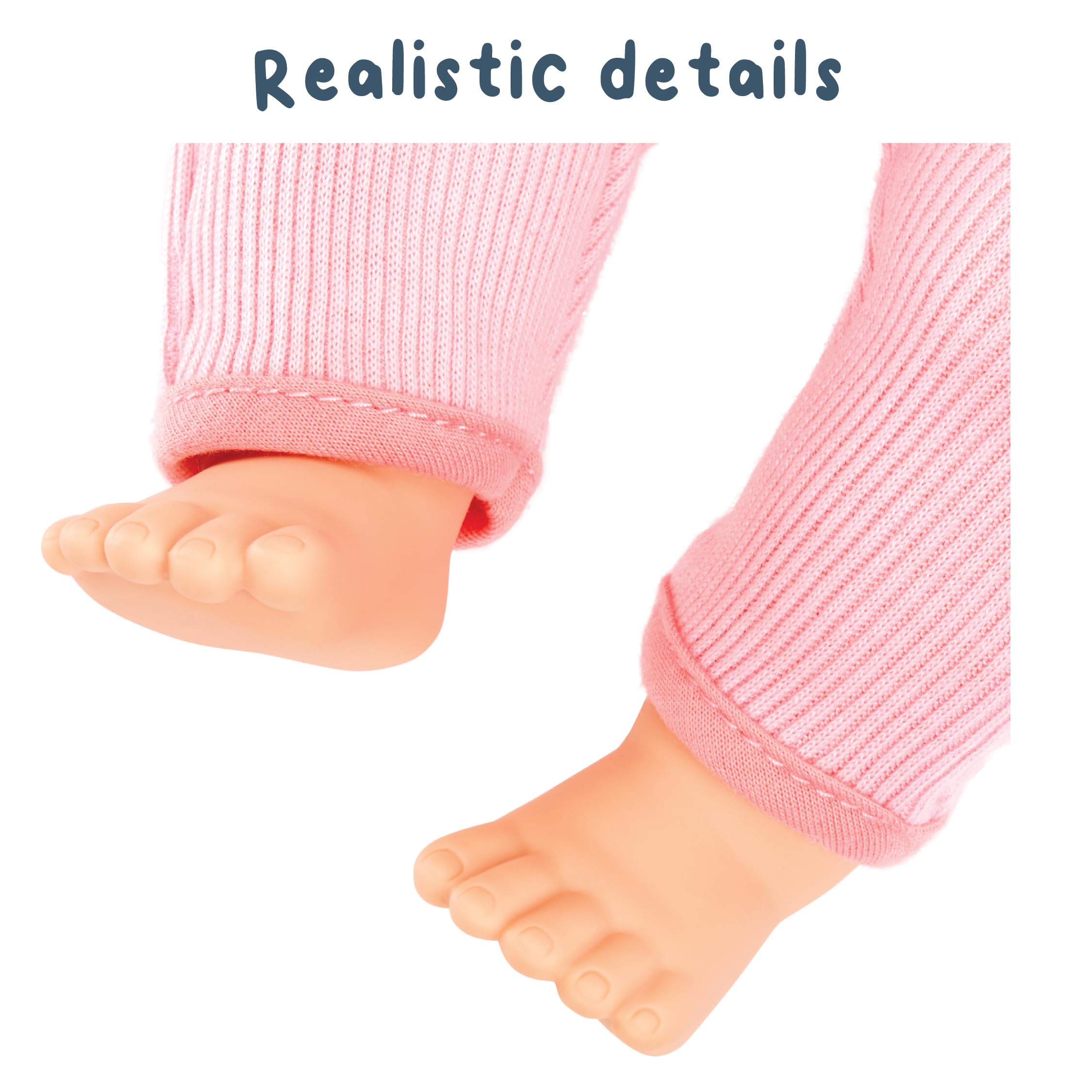 Baby Born My First Baby Annabell - Blue Eyes: Realistic Soft-Bodied Doll for Kids Ages 1 & Up, Eyes Open & Close, Doll with Bottle