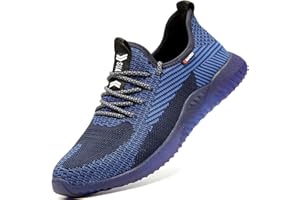 SUADEX Steel Toe Sneakers for Men Women Indestructible Steel Toe Shoes Lightweight Safety Shoes Puncture Proof Work Shoes Composite Toe Shoes