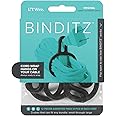 UT Wire UTW-R12-BK, Black Binditz Attachable Silicon Cable Wrap for Home, kitchen Small Appliances, Computer, Hair Dryer Cords in White Set of 12 Assorted Sizes
