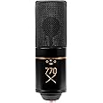 MXL 770X Multi-Pattern Condenser Microphone Bundle with Shock Mount, Pop Filter, 20' XLR Cable | Studio Quality Recording, Gaming & Streaming (Black)