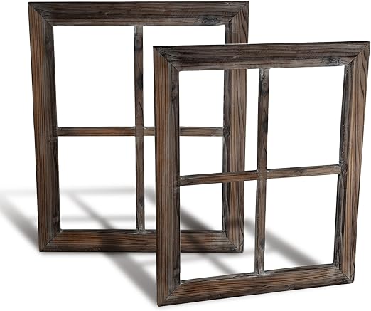 Amazon Com Cade Rustic Wall Decor Home Decor Window Barnwood