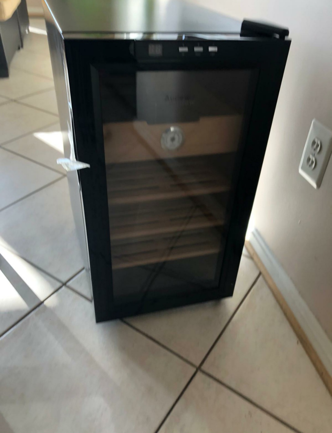 Audew Cigar Cooler Humidor Spanish Cedar Wood 300 Capacity