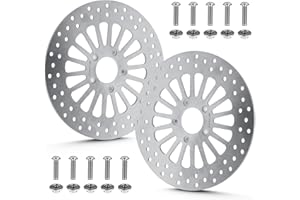 MAGORFAS 11.8" Front Brake Rotors Disc with Bolts Fit for Harley Road King/Electra Glide/Street Glide/Road Glide 2008 2009 2010 2011 2012 2013 2014 2015 2016 2017 2018 2019 2020 2021 2022-2 Pc