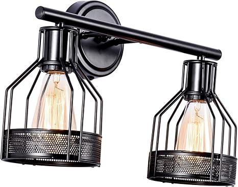 Wandleuchten Industriebeleuchtung, Badezimmer-Innenkäfig-Leuchte