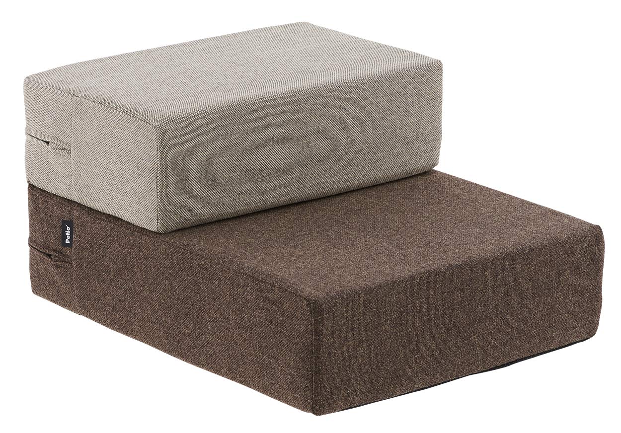 ペティオ (Petio) ファブリッククッションステップ マウンテンブラウン ペット用商品画像