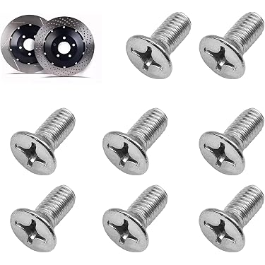 2X FRONT OR REAR BRAKE DISC RETAINING SCREWS FITS: VAUXHALL