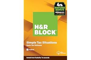 [OLD VERSION] H&R Block Tax Software Basic 2019 [Amazon Exclusive] [Mac Download]