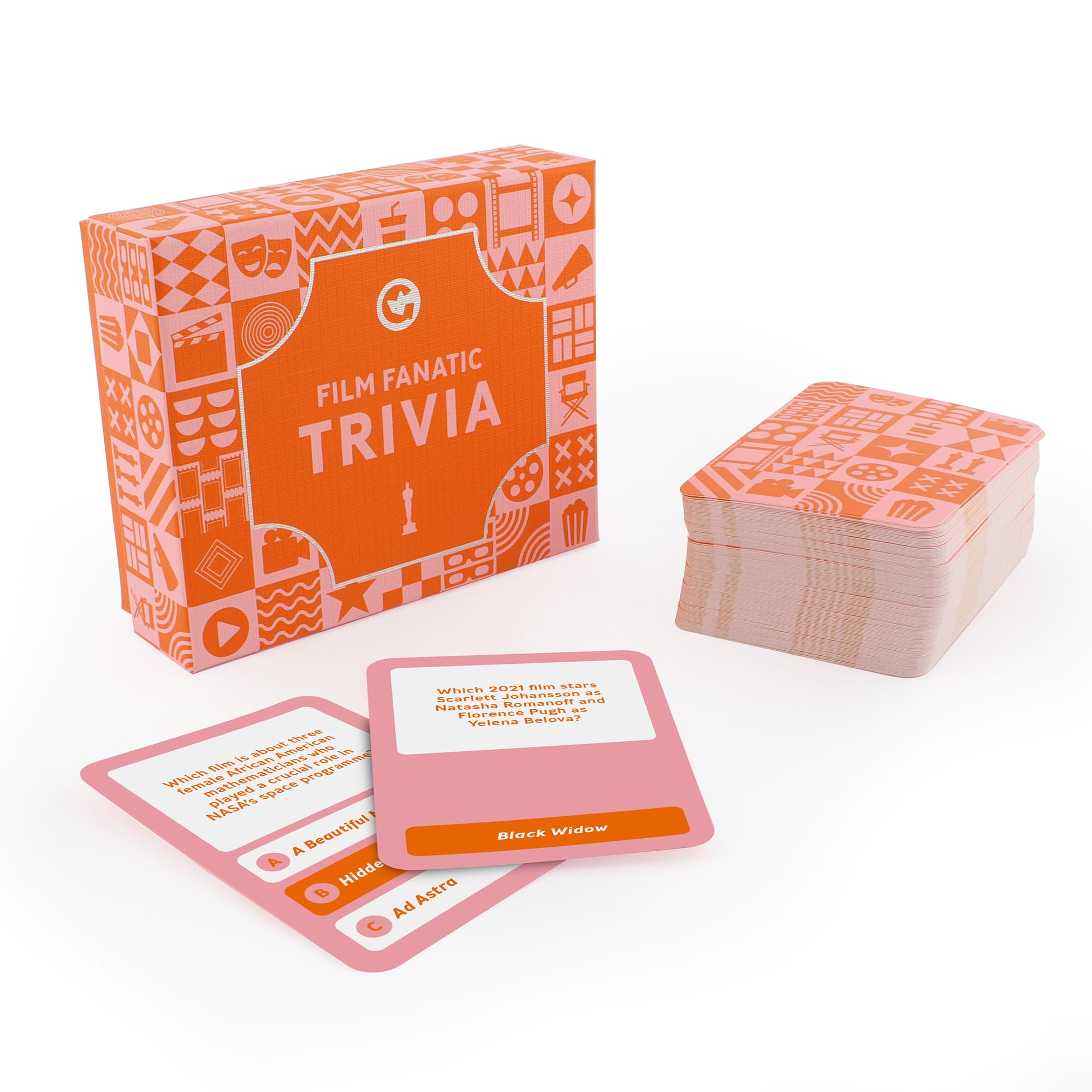 Ginger Fox Ultimate Movie Trivia Card Game | Test Your Silver Screen Knowledge! | A Must-Have for Movie Buffs, Film Fanatics & Cinema Lovers | Fun Party Quiz for 2+ Players | Great Gift | Ages 14+