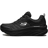 Skechers Women's D'lux Walker-Infinite Motion, Black, 7.5