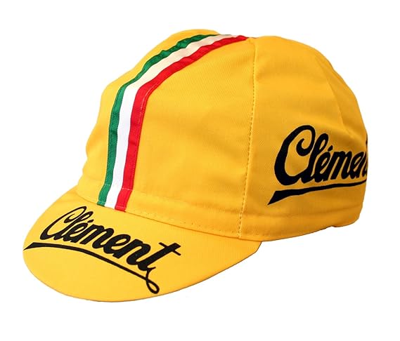 Clement Radmütze Cap Rennmütze Retro Mütze