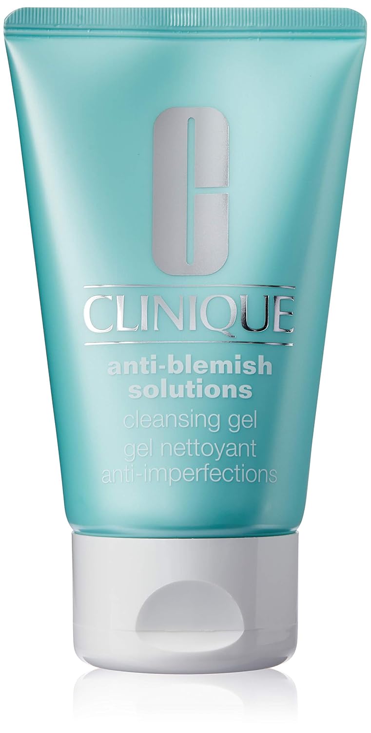 Clinique Anti-Blemish Solutions Cleansing Gel 125ml/4.2Ounce - All Skin Types, 1 Ounce