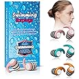 Swimming Ear Plugs for Adults,3 Pairs Waterproof Silicone Reusable Swim Earplugs for Swimming Surfing Diving Showering, Recommended for 14 Years Olds up