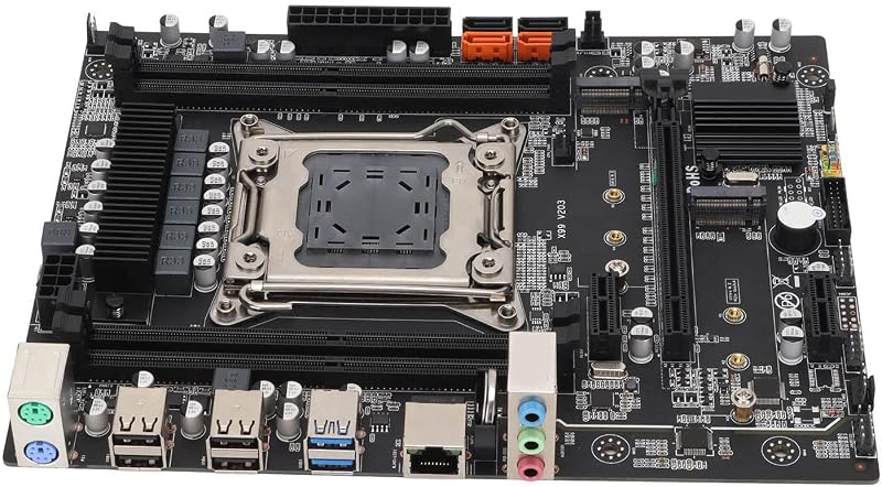PUSOKEI LGA 2011-3 Motherboard DDR4 Dual Channel M.2 NVMe SATA NGFF Gigabit NIC