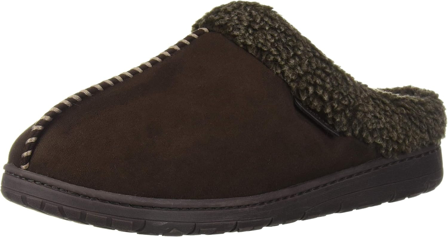 dearfoam mens slippers wide width
