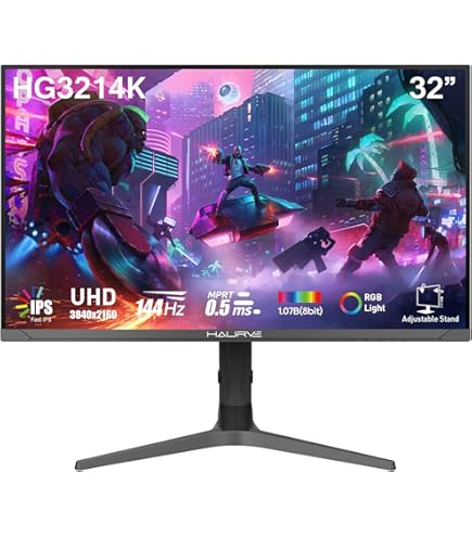 FYHXele 32インチ 4K 144Hz ゲーミングモニター Amazon.com: FYHXele Monitor de juegos 4K de 144 Hz 32