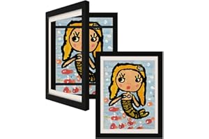 XUANLUO 2 Pack 9x12 Inch Kids' Picture Frames (Black 9x12-2pcs)