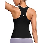 BAYDI Clouduxi Racerback Workout Tank Tops for Women Yoga Sleeveless Camisole Athletic Running Gym Shirts
