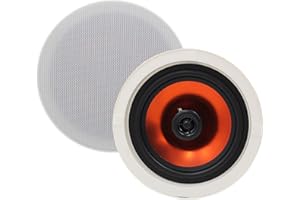 Herdio 4 Inch Ceiling Speakers Max Power 240 Watts 2 Way Flush Mount in Wall Passive Speaker Great for Home Theater, Kitchen,
