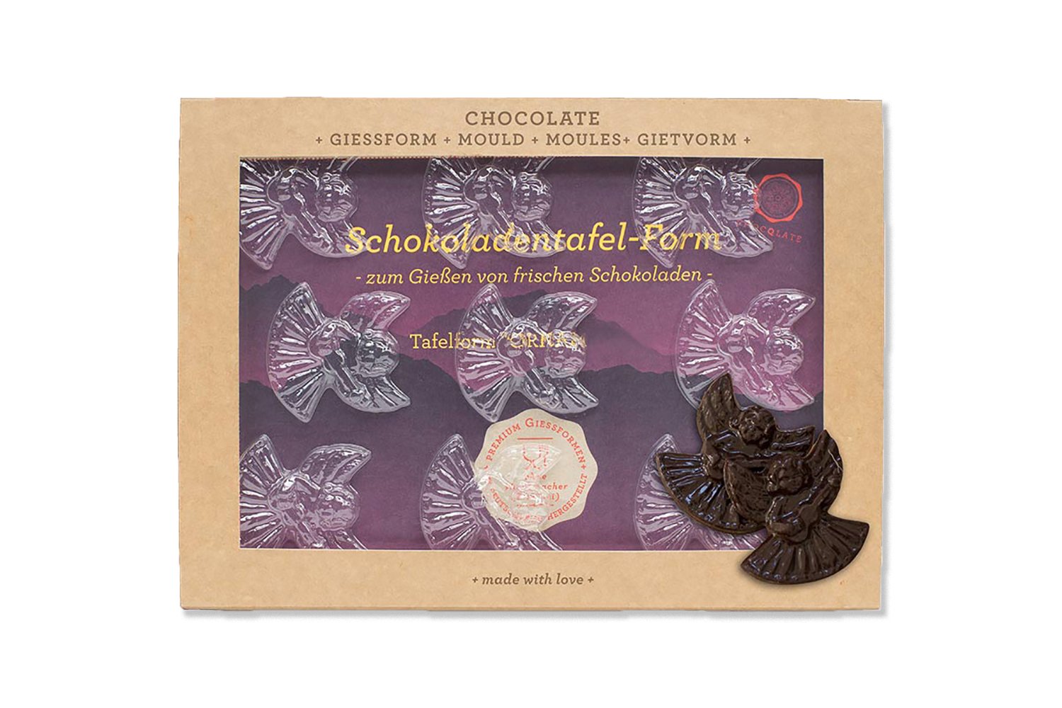 Abformen Giessformen Chocqlate Schokoladen Giessform Schokoladenform